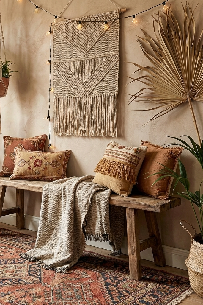 Beige Moroccan Eve limewash paint by limewash.com, showcasing warm beige limewash texture on a wall surface.