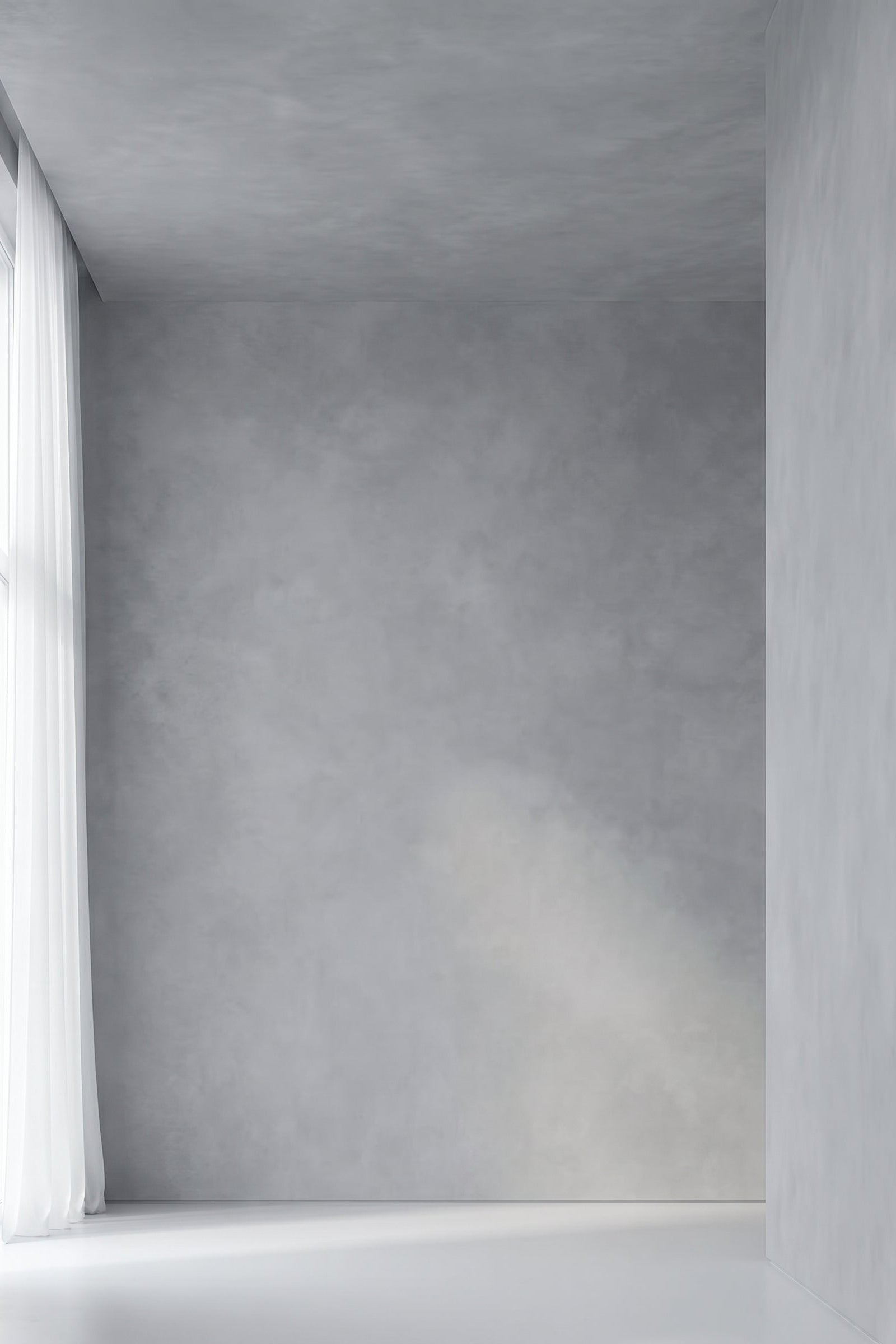 Blue purple soft limewash shade