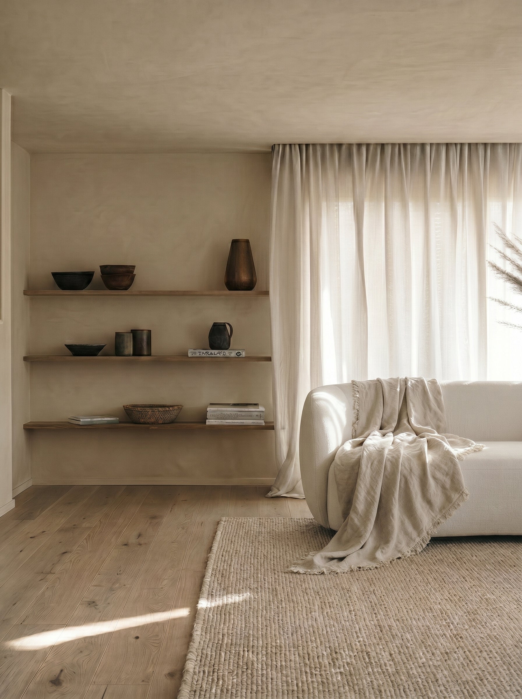 Beige Limewash Shades