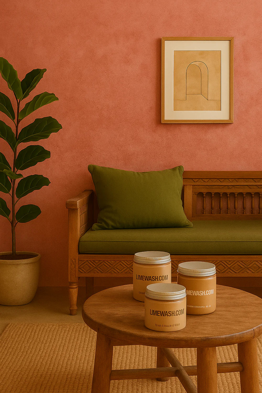 Salmon - Limewash.com, Natural limewash