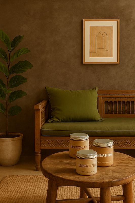 Teak Brown Limewash